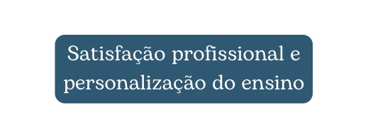 Satisfação profissional e personalização do ensino